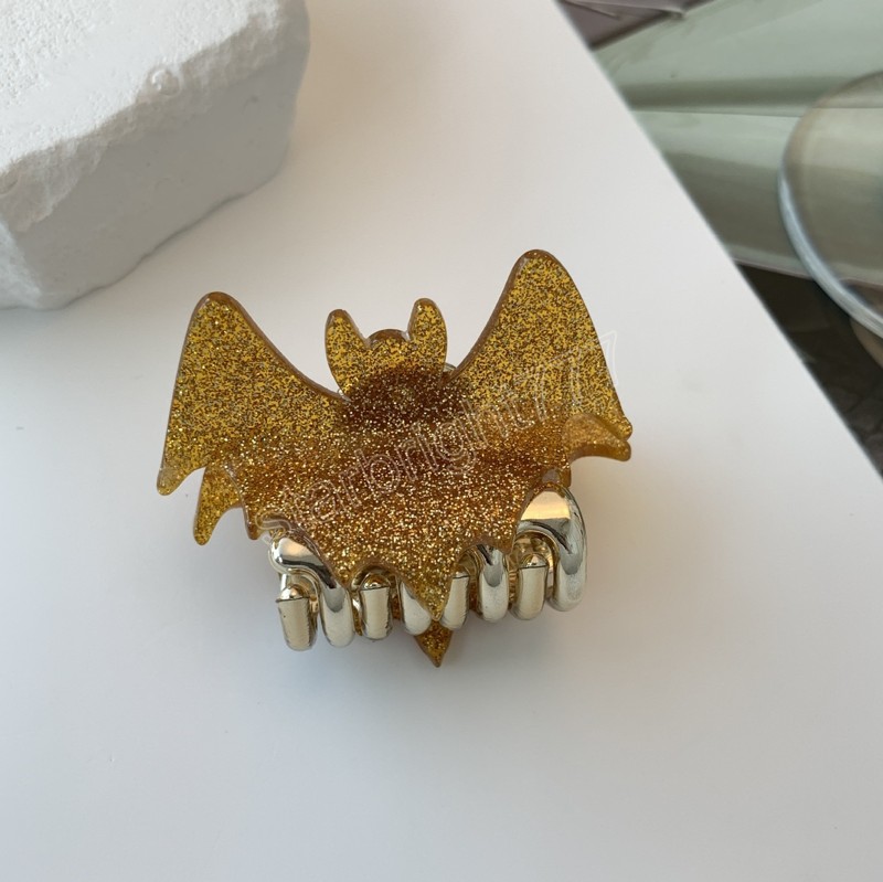 Halloween Bat Claw Clip Alloy Hair Clip Headwear Hair Accessories for Women Girls Festival Party Supplies
