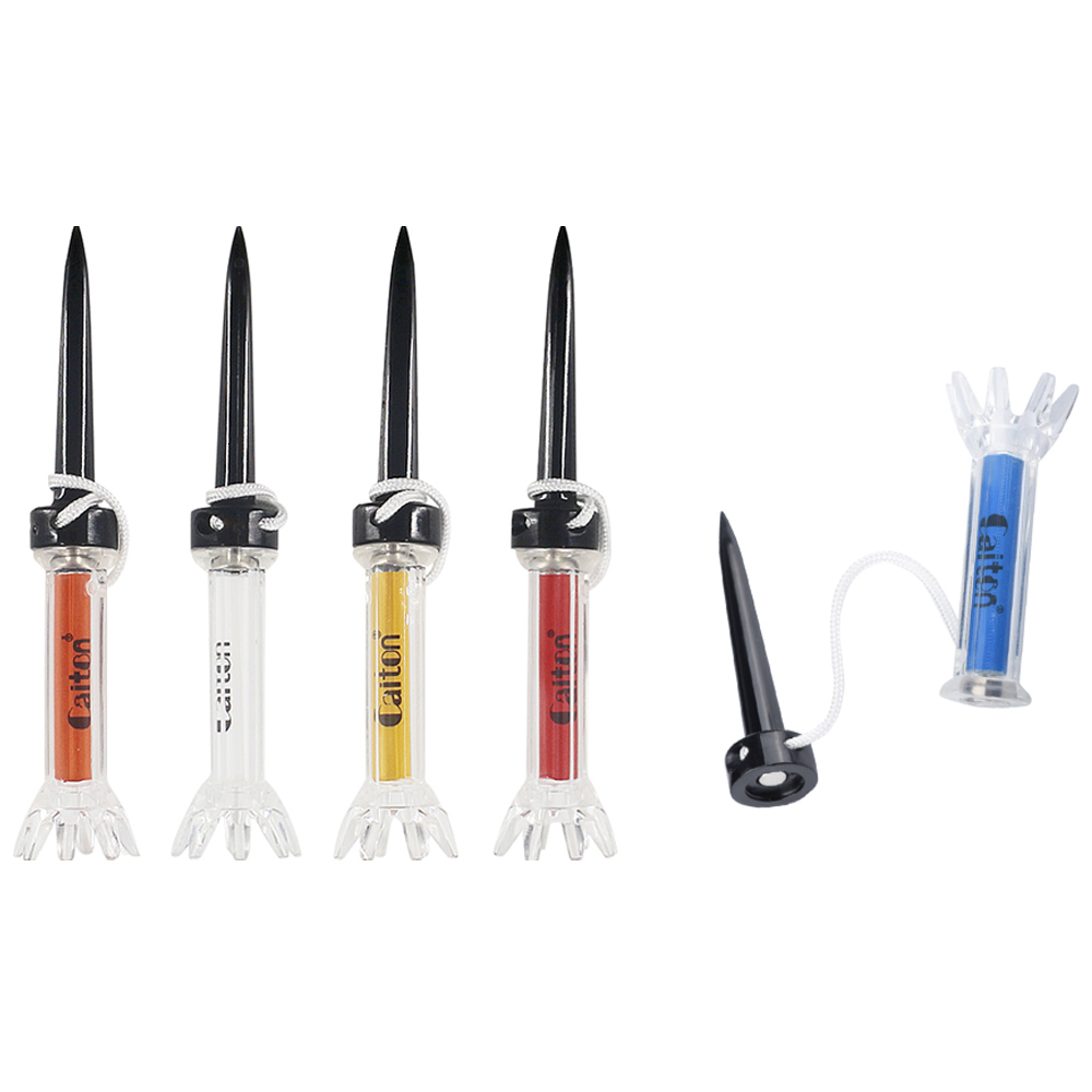 Golf Tees 5Pcs set 79mm 90mm Magnetic Step Down Training Ball Tee Mixed Color with Package Outdoor Holder 230713