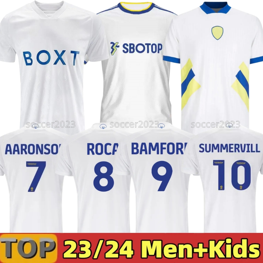 23 24 Leeds BAMFORD soccer jerseys 22 2023 2024 ICONS Adams Aaronson HARRISON Llorente Unitedes Sinisterra JAMES LLORENTE R men kids Kit football shirt fans Player, 22 23 away kids+socks
23 24 Leeds BAMFORD soccer jerseys 22 2023 2024 ICONS Adams Aaronson HARRISON Llorente Unitedes Sinisterra JAMES LLORENTE R men kids Kit football shirt fans Player, 22 23 away kids+socks