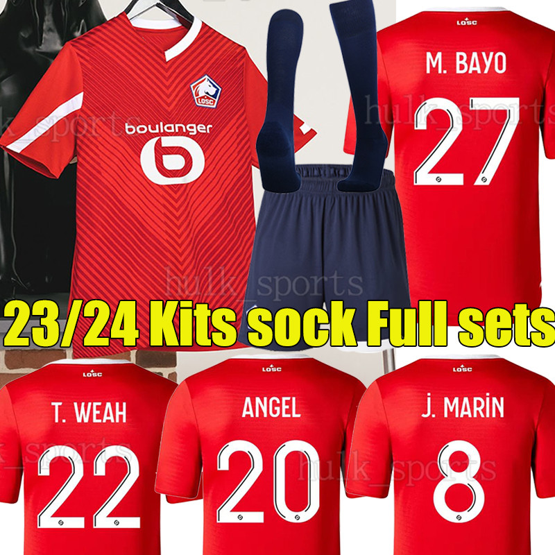 23/24 LOSC Lille soccer jerseys 2023 2024 CABELLA J DAVID FONTE BAMBA OUNAS football shirt Lille Olympique M.BAYO maillot Men Kids Kits sock Full sets uniforms, 23-24 home
23/24 LOSC Lille soccer jerseys 2023 2024 CABELLA J DAVID FONTE BAMBA OUNAS football shirt Lille Olympique M.BAYO maillot Men Kids Kits sock Full sets uniforms, 23-24 home