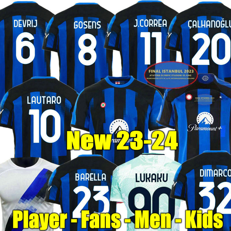 LAUTARO 22 23 24 HOME soccer jerseys final BARELLA ERIKSEN DZEKO MILAN CORREA AWAY 2023 2024 third Men kids kit football shirt InTErs LUKAKU DIMARCO, 22 23 home aldult
LAUTARO 22 23 24 HOME soccer jerseys final BARELLA ERIKSEN DZEKO MILAN CORREA AWAY 2023 2024 third Men kids kit football shirt InTErs LUKAKU DIMARCO, 22 23 home aldult