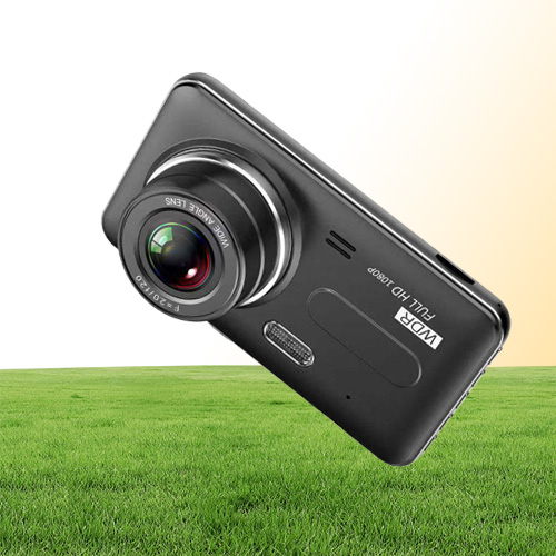 D207 Car DVR Camera 4quot Dual Lens Night Vision Rear View Camera GSensor Dash Cam Video Recorder Registrar Parking Monitor