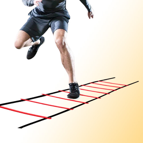 Fast Delivery 5M 10Rung Nylon Straps Training Stairs Agility Ladders Soccer Football Tab Speed Ladder Sports Fitness Equipment