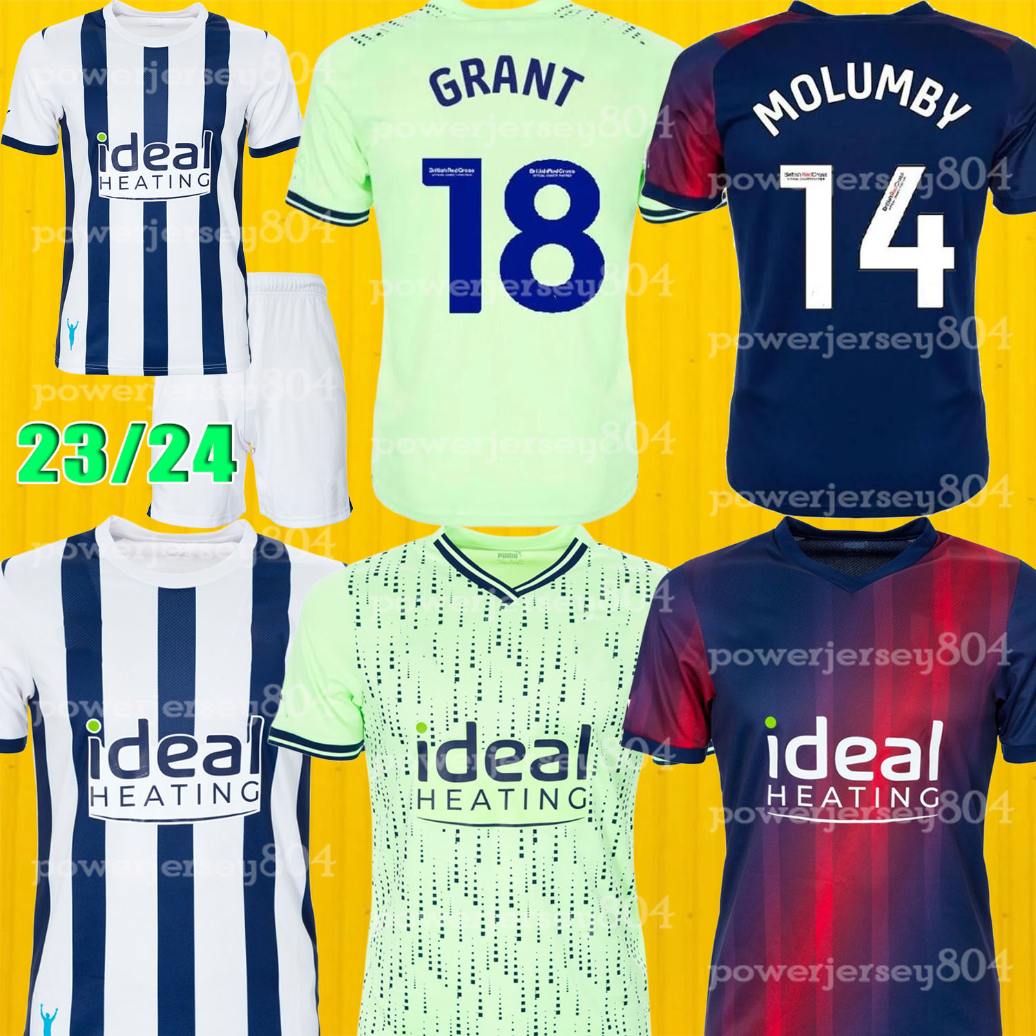 West Bromwich Albion 2023 2024 soccer jerseys home away GRANT 18 SWIFT 19 WALLACE 17 YOKUSLU 35 MOLUMBY 14 THOMAS-ASA. new jersey football shirts top man kids kit, Pink kids
West Bromwich Albion 2023 2024 soccer jerseys home away GRANT 18 SWIFT 19 WALLACE 17 YOKUSLU 35 MOLUMBY 14 THOMAS-ASA. new jersey football shirts top man kids kit, Pink kids