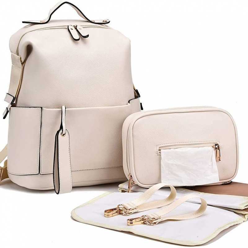 Diaper Bags 2023 Mommy bag backpack baby supplies PU mother bag hot mother out female backpack female baby full moon 100 days of gifts L230713 H250218