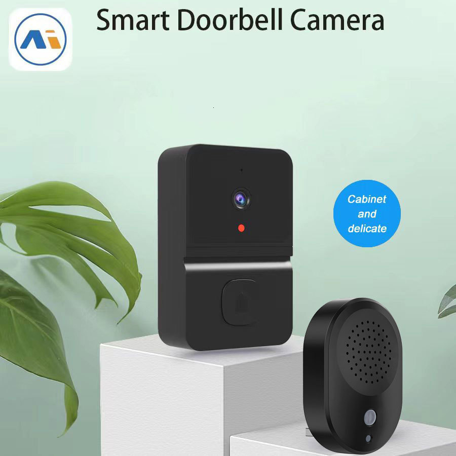 Doorbells WiFi Video Doorbell Smart Home Wireless Security Protection Camera Ring Door Bell Intercom Night Vision Rechargeable Kement APP 230712