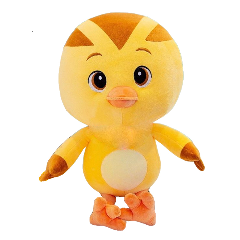 Plush Dolls 28cm Cartoon TV Plush Toy Katuri Cute Chicken High Quality Original Stuffed Doll Lovely Gift 230712