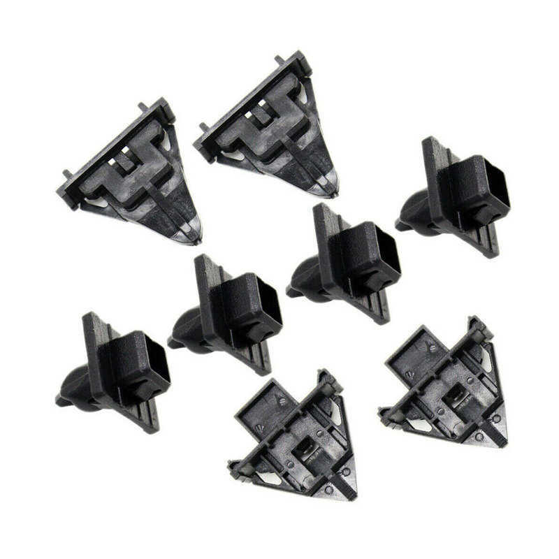1 Set Car Panel Seal Cowl Clips Black Replacement Car Accessories for Toyota FJ Cruiser 2007 2008 2009 2010 2011 2012 2013 2014