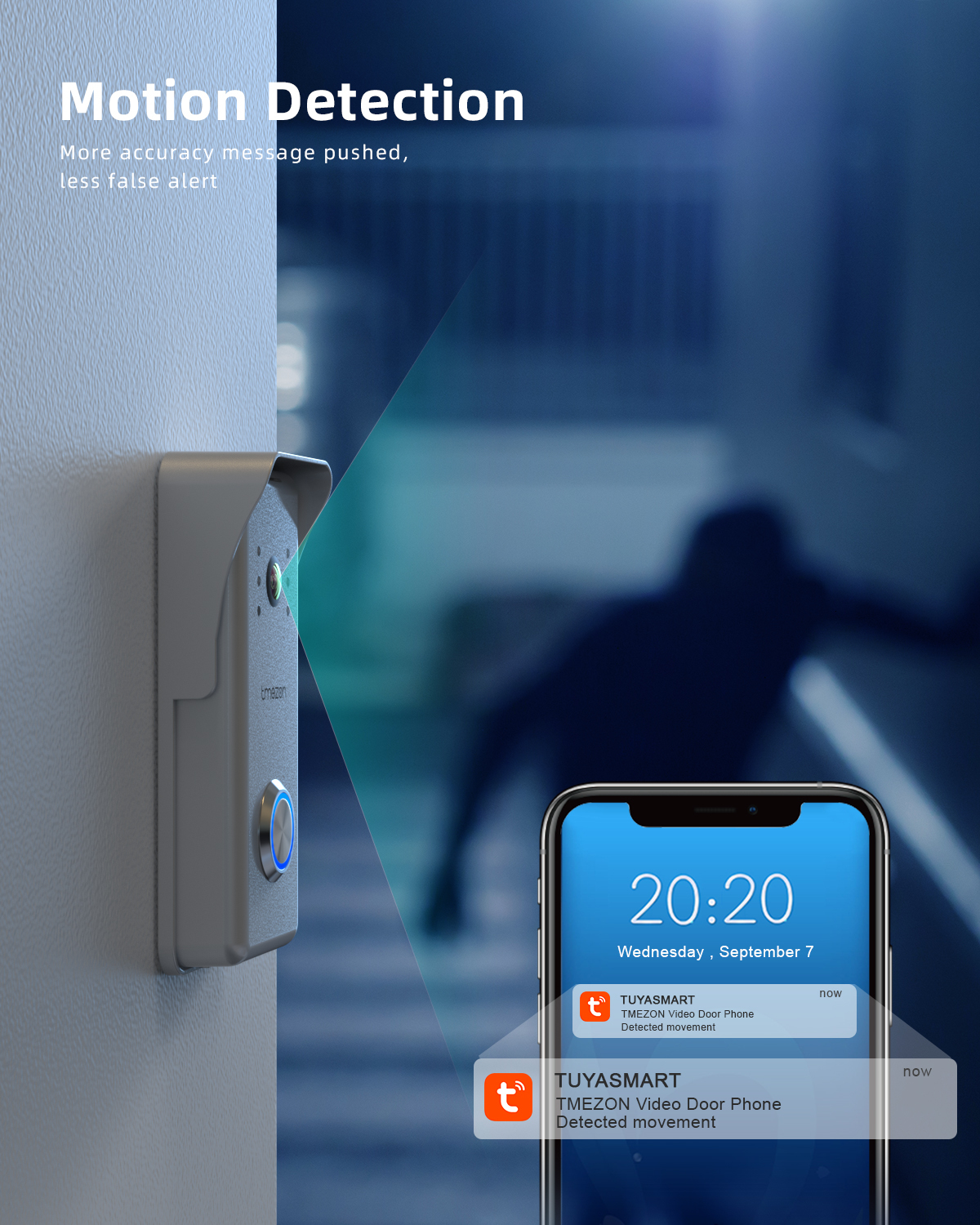 Smart Lock TMEZON 7 Inch 1080P TFT Wired Video Intercom System with 1x Camera Support Recording Snaps Doorbell 1 MONITOR 230712