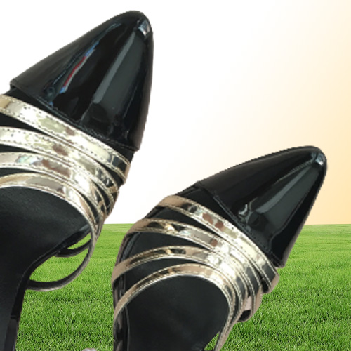 Extreme High Heels 16cm Mixed Colors Ankle Strap Women Shoes Stiletto Heel Show Modeling Party Female Shoes Pumps Sandals 46 LJ200