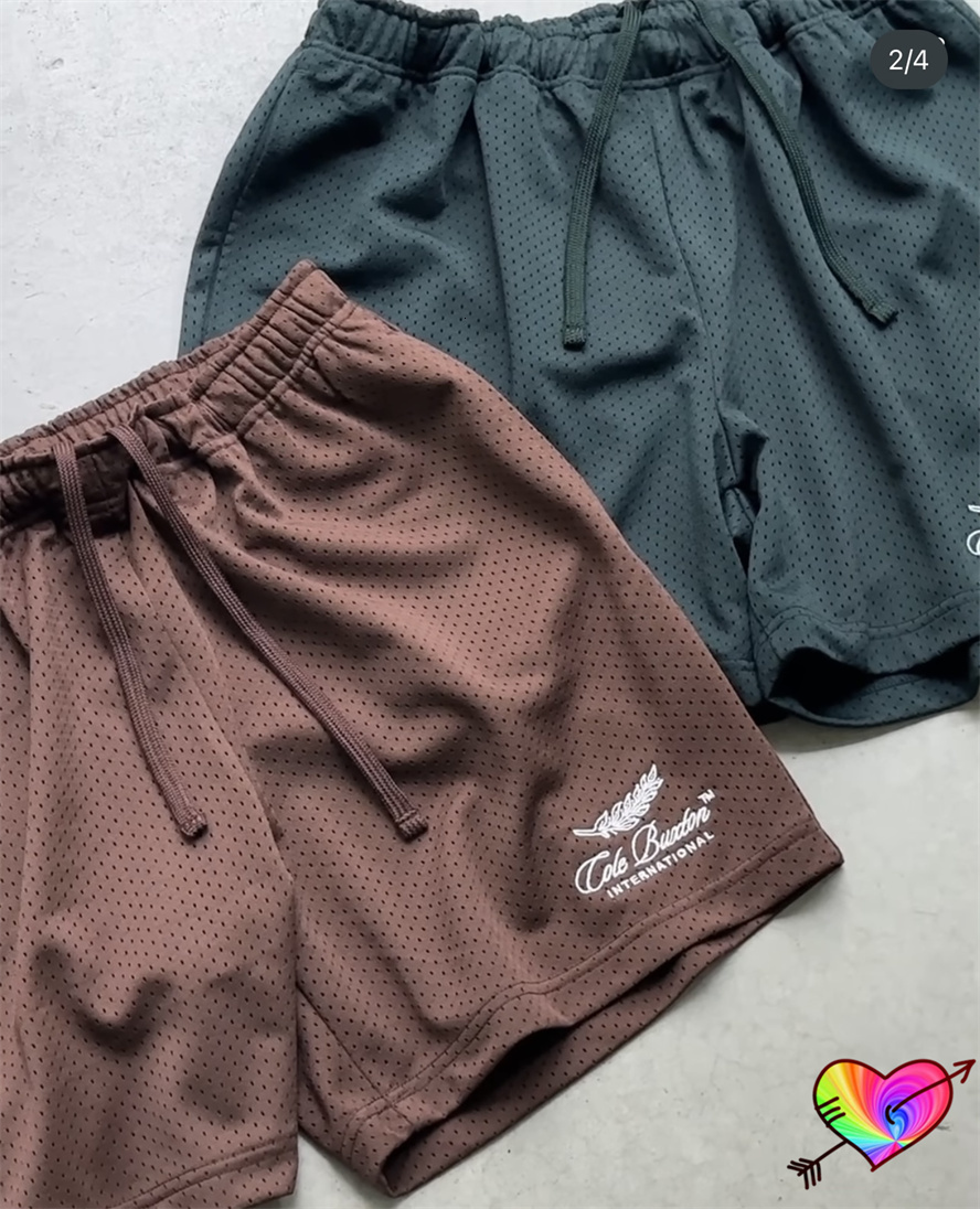 Mens Shorts Embroidery Cole Buxton Men Women 1 Quality Oversized CB Mesh Beach Breeches 230712