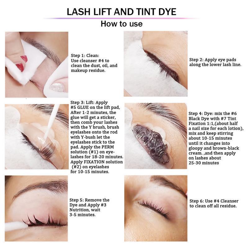 Mascara Lash Lift And Tint Kit Eyelash Tint Kit Brow Lamination Kit For Lash Brow Tint Semi-Permanent Eyelash Perm Kit For Salon DIY At 230712