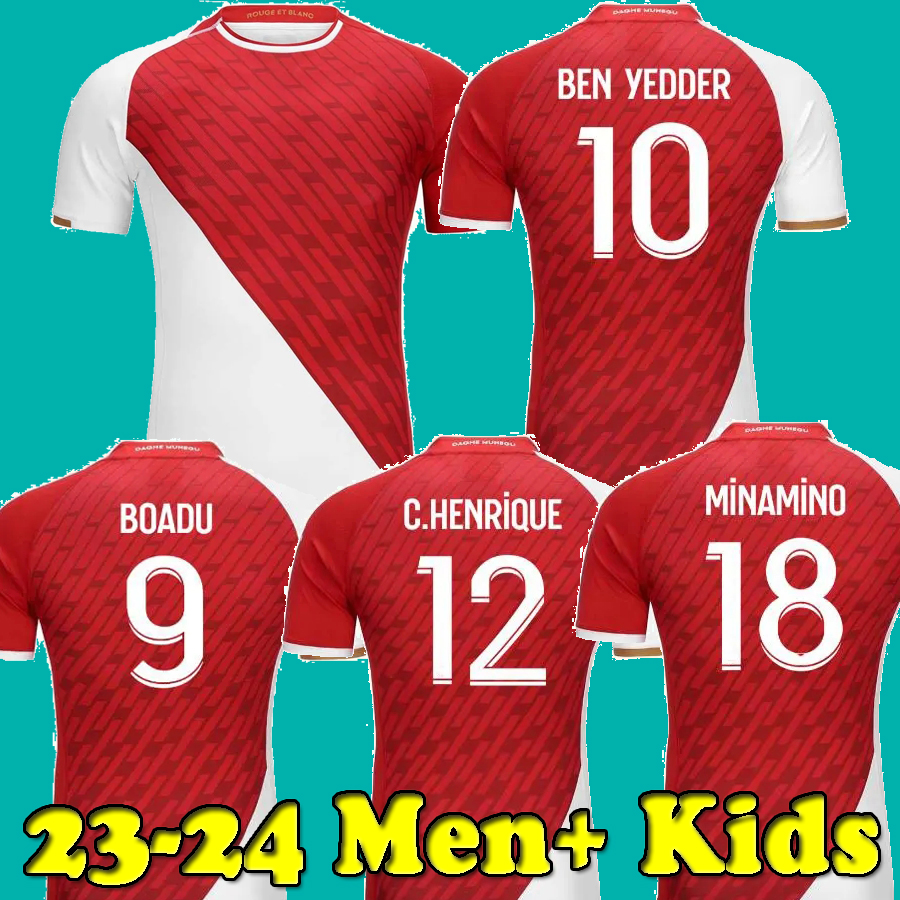 2023 2024 AS MONACO SOCCER JERSEYS Embolo Minamino Camara BEN YEDDER Volland Boadu JEAN LUCAS maillots Diop 23 24 Henrique FABREAGS GOLOVIN men kids FOOTBALL SHIRTS, 23 24 home 1 patch
2023 2024 AS MONACO SOCCER JERSEYS Embolo Minamino Camara BEN YEDDER Volland Boadu JEAN LUCAS maillots Diop 23 24 Henrique FABREAGS GOLOVIN men kids FOOTBALL SHIRTS, 23 24 home 1 patch
