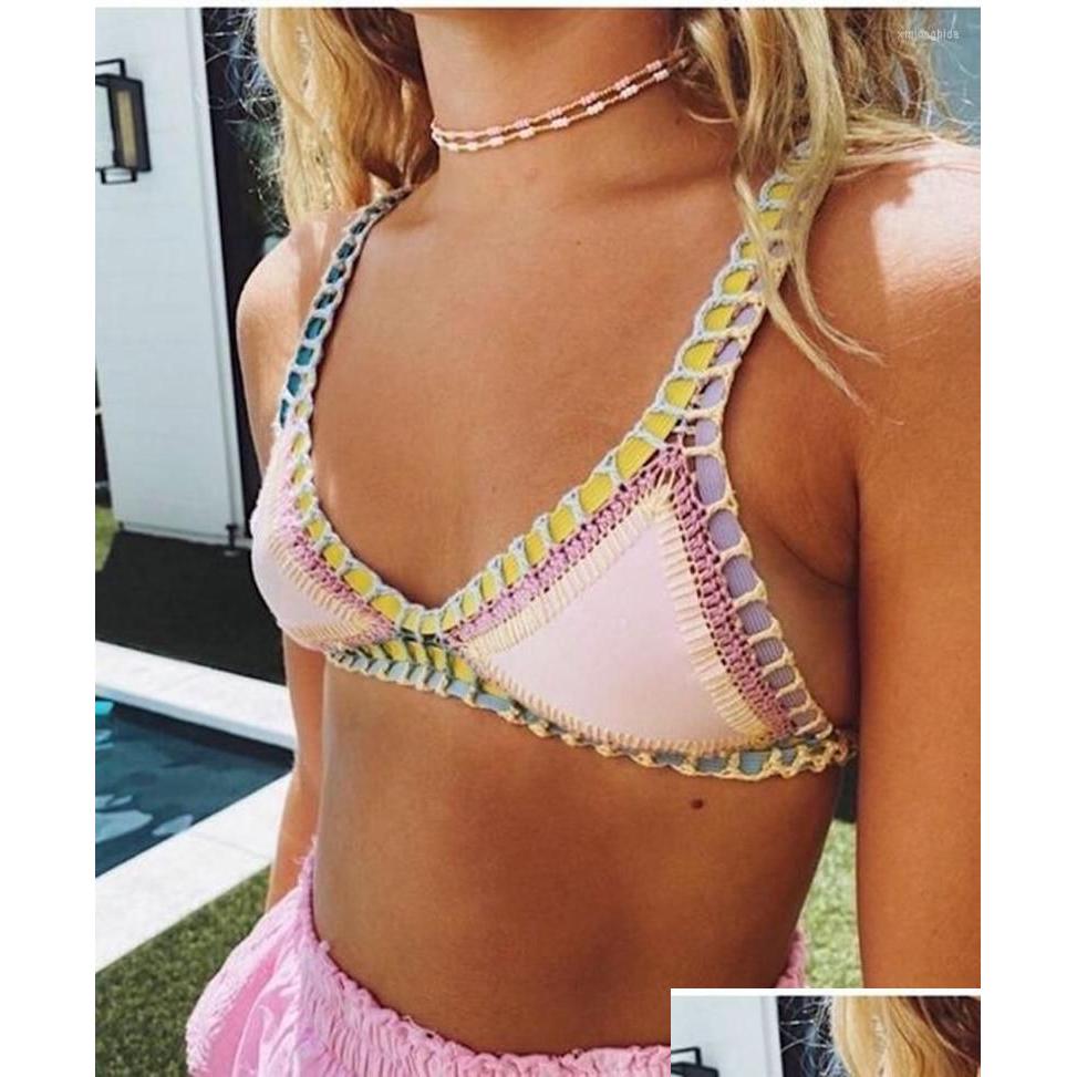 Women' Swimwear Womens Cloghet For Female Knitted Swimsuits Neoprene Bikini Beachwear Boho Style Swimsuit Two Pieces Bathng Suits D Dhxas, Purple
Women' Swimwear Womens Cloghet For Female Knitted Swimsuits Neoprene Bikini Beachwear Boho Style Swimsuit Two Pieces Bathng Suits D Dhxas, Purple