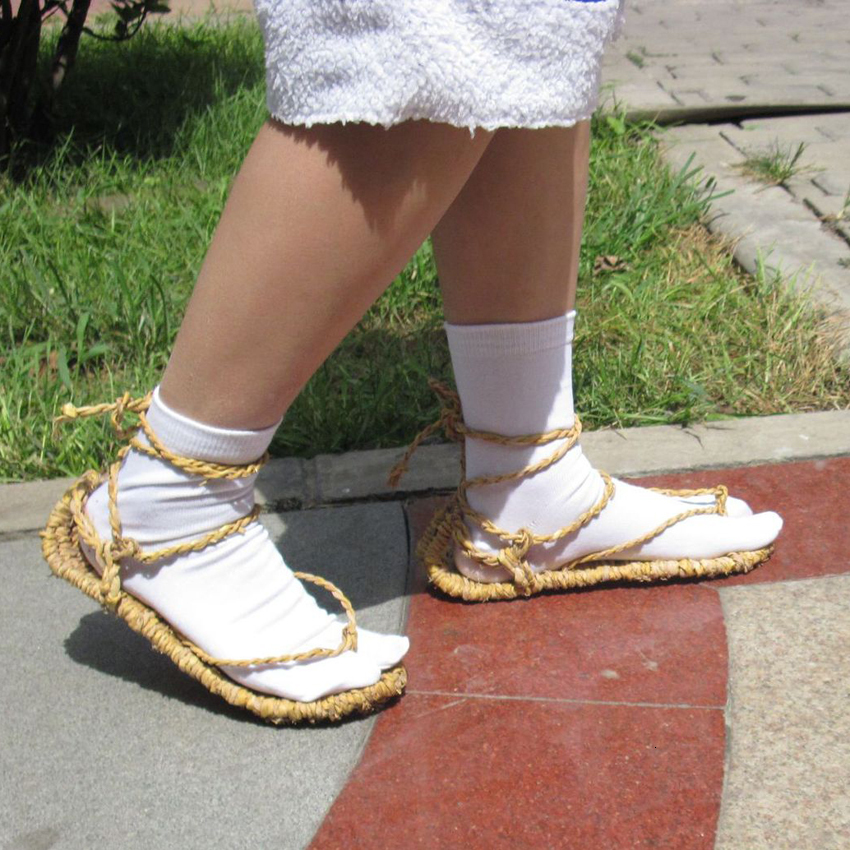 Dress Shoes Anime Bleach Cosplay Straw Sandals Slipper Costume Accessories Kurosaki ichigo Socks 230713