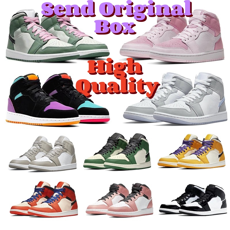 New Jumpman 1 1s High Basketball Shoes Pine Green Black Court Purple Royal Bred Toe NC Obsidian UNC game Sneakers trainers 36-47
New Jumpman 1 1s High Basketball Shoes Pine Green Black Court Purple Royal Bred Toe NC Obsidian UNC game Sneakers trainers 36-47