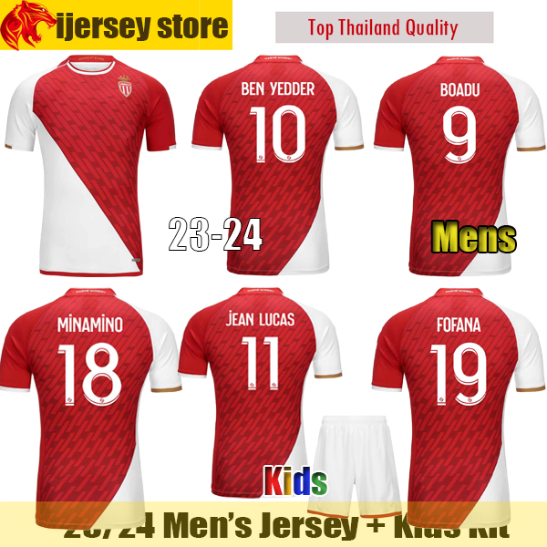 23 24 AS Monaco Soccer Jerseys BEN YEDDER 2023 2024 JEAN LUCAS BOADU GOLOVIN MINAMINO FOFANA Football Shirt GELSON.M CAMARA DISASI EMBOLO Mens Jersey Kids Kit, 2324 home
23 24 AS Monaco Soccer Jerseys BEN YEDDER 2023 2024 JEAN LUCAS BOADU GOLOVIN MINAMINO FOFANA Football Shirt GELSON.M CAMARA DISASI EMBOLO Mens Jersey Kids Kit, 2324 home