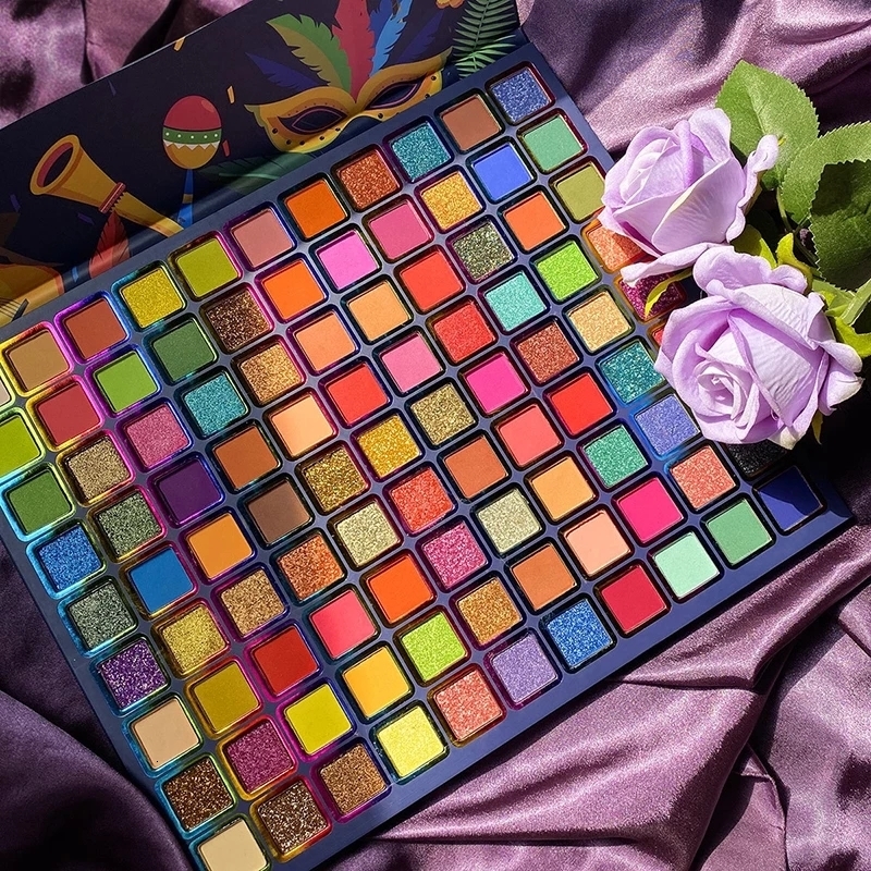 Eye Shadow 99 Colors Brazil Palette Pigmented Pressed Powder Shimmer Matte Glitter Stage Party Eyeshadow 230712
