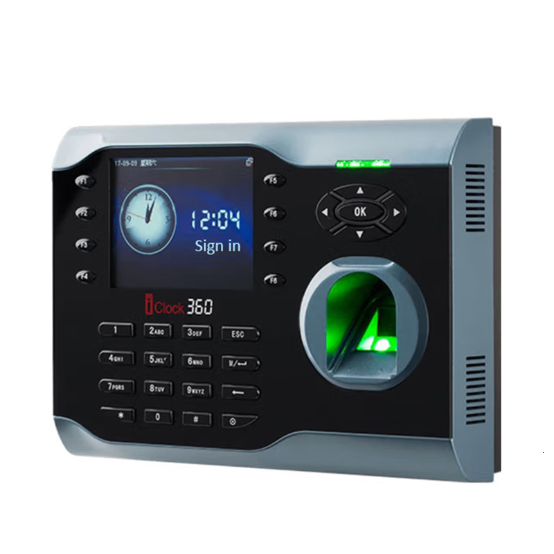 Recognition System iclock360 Linux USB TCP IP RFID Card Fingerprint Time Attendance Machine Clcok Recorder 230712