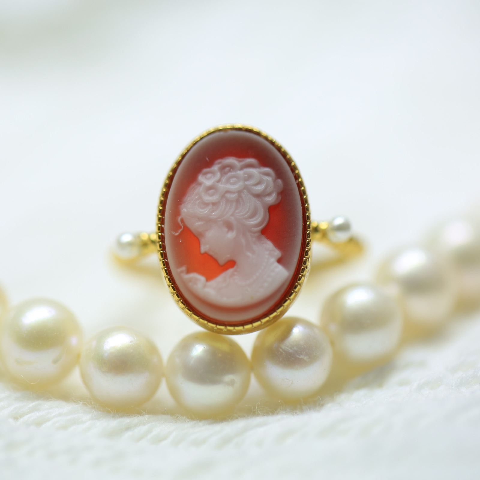 Wedding Rings S925 Silver 18k Gold-plated Colorful Agate Beauty Ring For Women Girls Vintage Beauty Girl Ring Fashion Jewelry Gift 230713