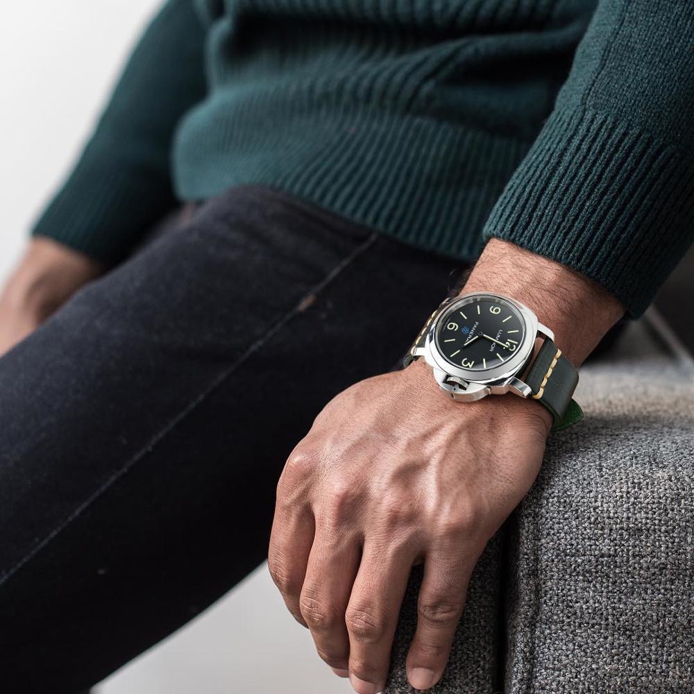 Watch Bands MAIKES Handmade Italian Leather Band 18mm 19mm 20mm 21mm 22mm 24mm Vintage Strap For Panerai Watchband 230712