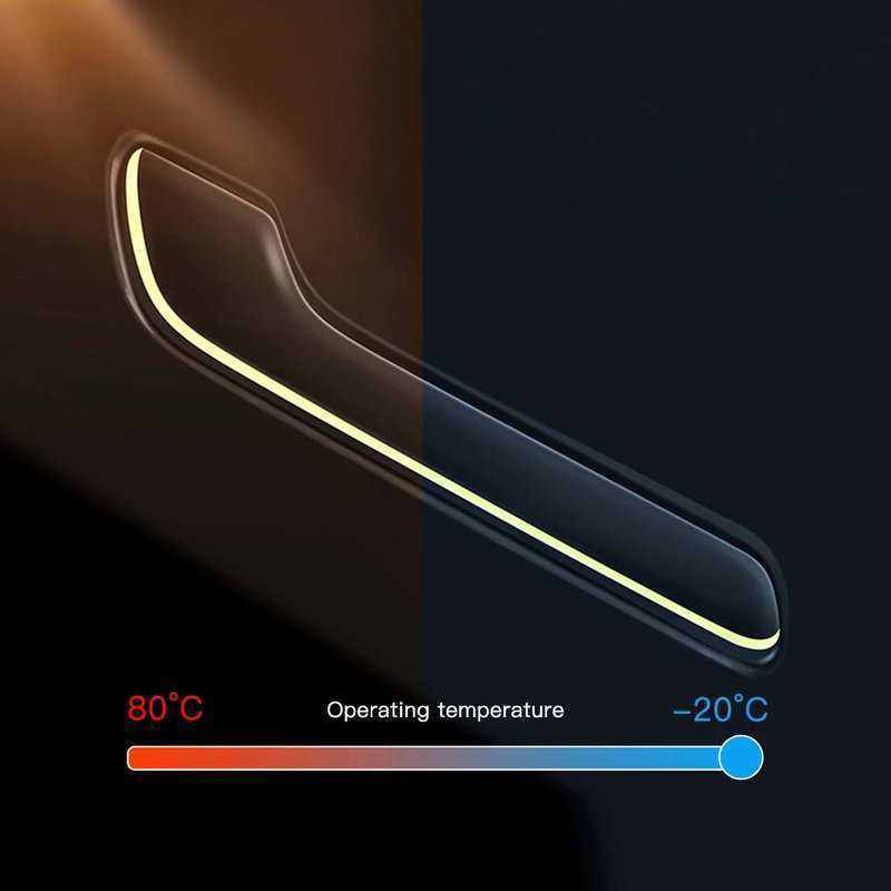 4Pcs Luminous Car Door Handle Protector Stickers Door Handle Anti Scratch Decor Strip Accessories for Tesla Model 3/ Y 2019-2022