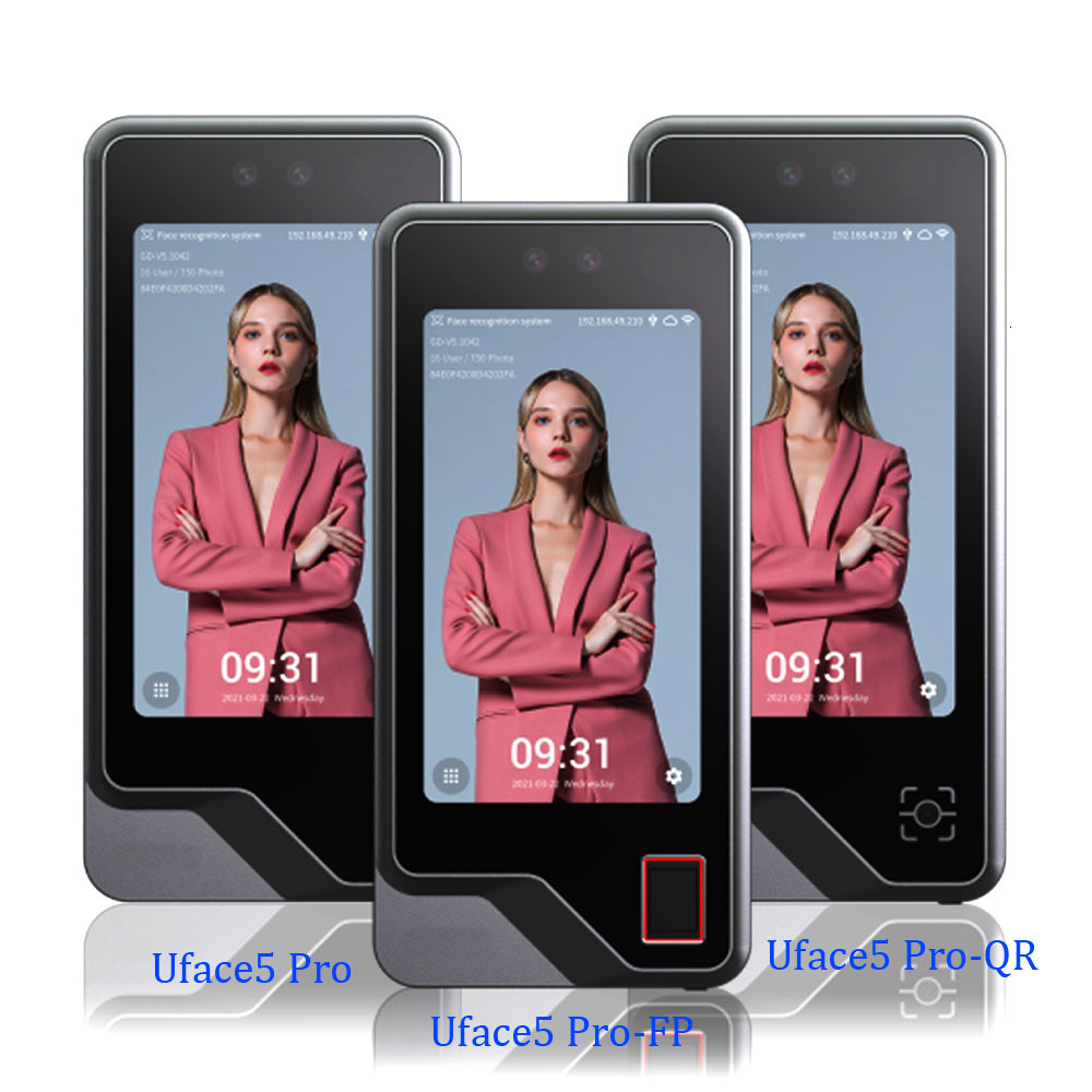 Recognition System Waterproof Fingerprint Face Time Attendance and Access Control Machine with WiFi Bluetooth Cloud TCP IP Clock 230712