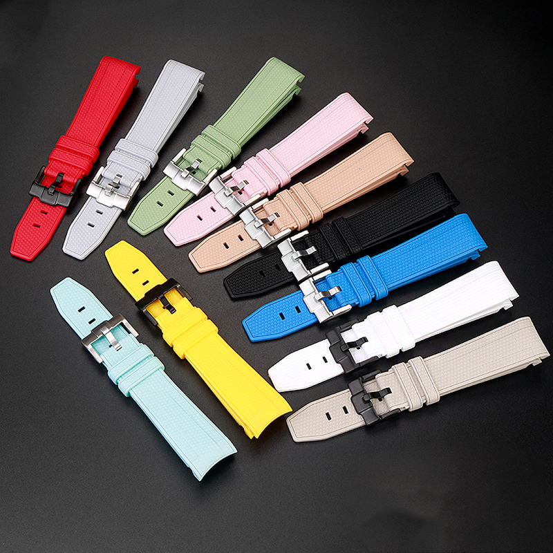 Watch Bands Band for Omega X Joint MoonSwatch Strap 300 Men Women 20mm Rubber Silicone Curved End Bracelet 230712