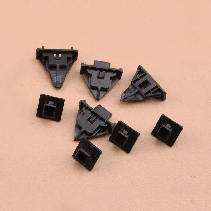 1 Set Car Panel Seal Cowl Clips Black Replacement Car Accessories for Toyota FJ Cruiser 2007 2008 2009 2010 2011 2012 2013 2014