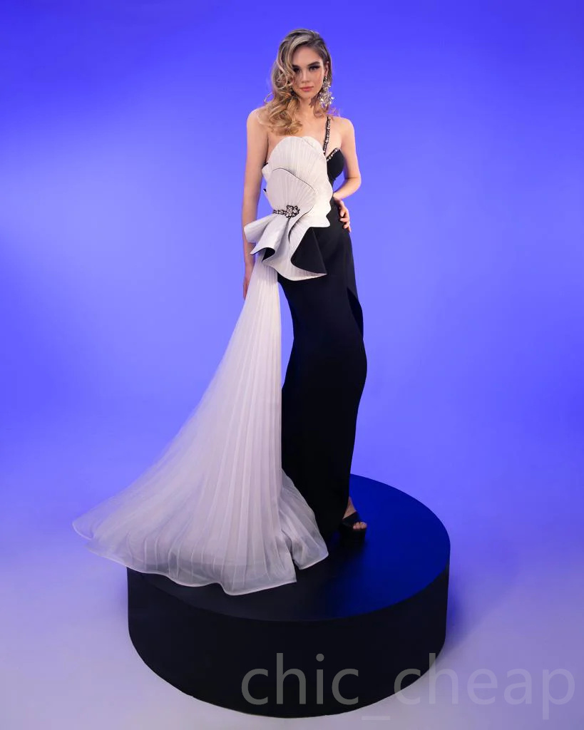 2023 Aso Ebi Mermaid Crystals Prom Dress One Shoulder Satin Evening Formal Party Second Reception Birthday Engagement Gowns Dresses Robe De Soiree ZJ7