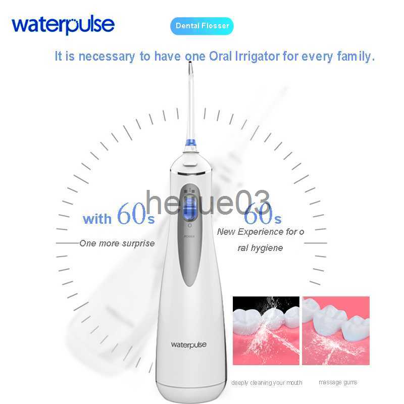 Teeth Whitening Waterpulse V400 Oral Irrigator Water Flosser Electric Oral Irrigator Mouth Cleaning Dental Irrigator Portable Water Floss Plus x0714