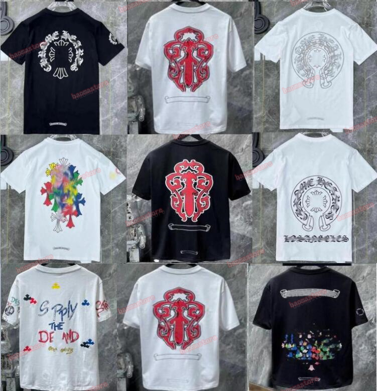 New style Mens Classic t Shirt Heart Fashion Ch High Quality Brand Letter Sanskrit Cross Pattern Sweater T-shirts Designers Tees Cotton Tshirts Chromes Hearts Xr4g, A111
New style Mens Classic t Shirt Heart Fashion Ch High Quality Brand Letter Sanskrit Cross Pattern Sweater T-shirts Designers Tees Cotton Tshirts Chromes Hearts Xr4g, A111