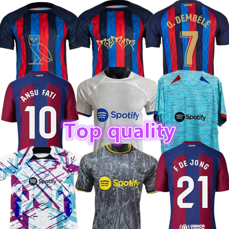 Lewandowski Rosalia Drake's OVO Sound soccer jerseys KESSIE Raphinha PEDRI FERRAN barcelona 22 23 24 Camisetas de ANSU FATI jersey 2023 2024 kit shirt men Kounde
Lewandowski Rosalia Drake's OVO Sound soccer jerseys KESSIE Raphinha PEDRI FERRAN barcelona 22 23 24 Camisetas de ANSU FATI jersey 2023 2024 kit shirt men Kounde