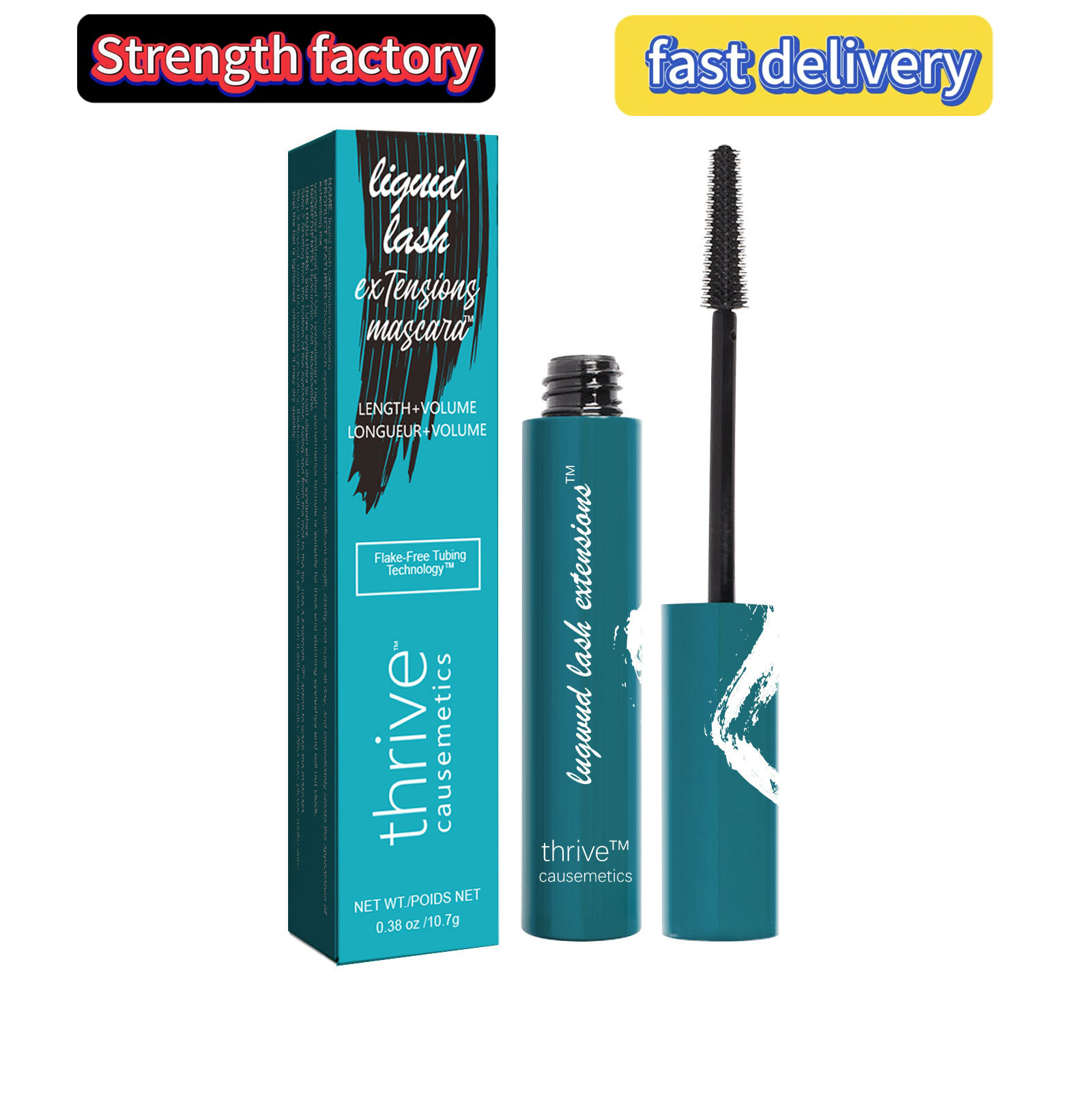 Thrive Mascara Beauty Thrive Causemetics Liquid Lash Extensions Mascara 2 Colors Rich Black 0.38oz/10.7g, Brown black
Thrive Mascara Beauty Thrive Causemetics Liquid Lash Extensions Mascara 2 Colors Rich Black 0.38oz/10.7g, Brown black