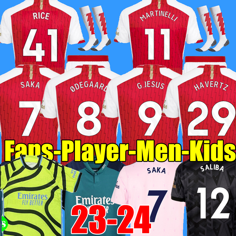 ODEGAARD HAVERTZ RICE SMITH ROWE G.JESUS SAKA soccer jerseys SALIBA 23 24 Fans Player version MARTINELLI 2023 2024 football kits shirt Men Kids boys sets youth tops, 23-24 home kids
ODEGAARD HAVERTZ RICE SMITH ROWE G.JESUS SAKA soccer jerseys SALIBA 23 24 Fans Player version MARTINELLI 2023 2024 football kits shirt Men Kids boys sets youth tops, 23-24 home kids