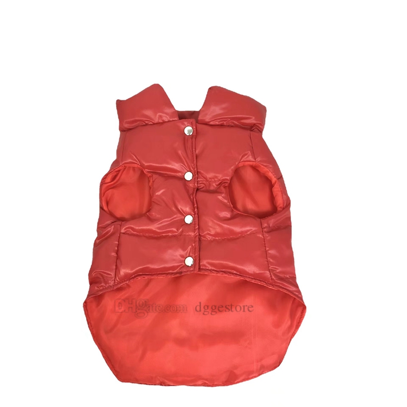 Designer Clothes Waterproof Coat, Christmas Jacket Cold Weather, Warm Dog Winter Apparel with Knitted Hat, Windproof Pet Vest for Small Medium Dogs A7
