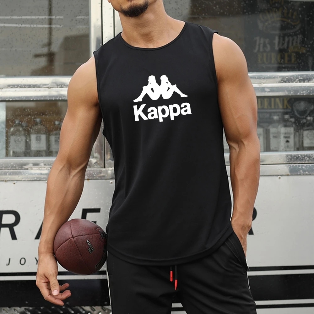 Mens Tank Tops Summer Gym Top Quick Dry Bodybuilding Vests Workout Sleeveless Shirt Fitness Tanktops Sportswear Muscle Clothing 230713