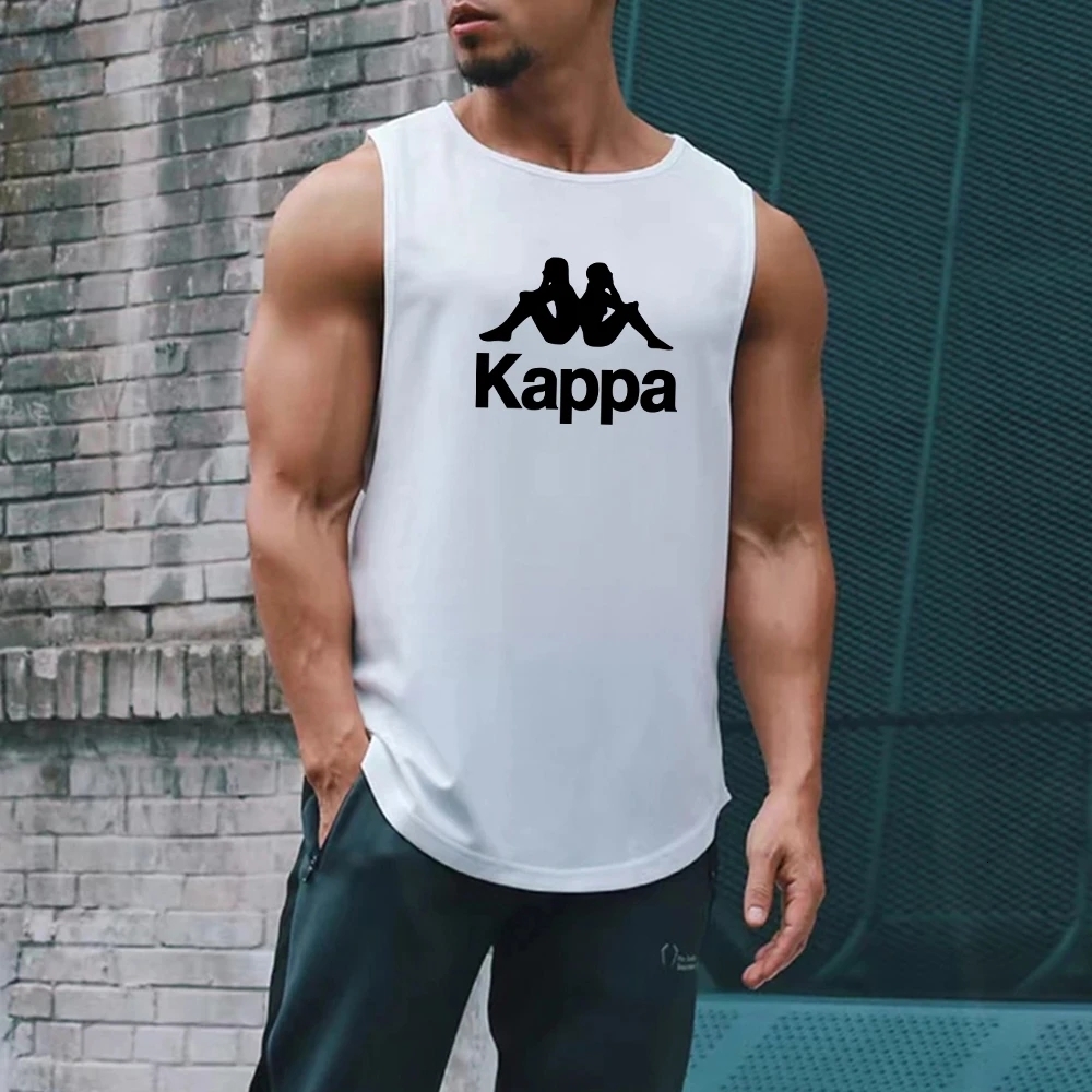 Mens Tank Tops Summer Gym Top Quick Dry Bodybuilding Vests Workout Sleeveless Shirt Fitness Tanktops Sportswear Muscle Clothing 230713
