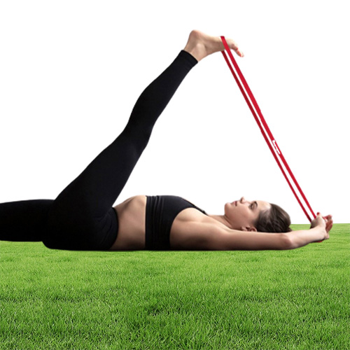 Virson Colourful 5 Size Yoga belt Resistance Bands Gym Home Exercise Women Yoga Tension Elastic Rubber Band for Men
