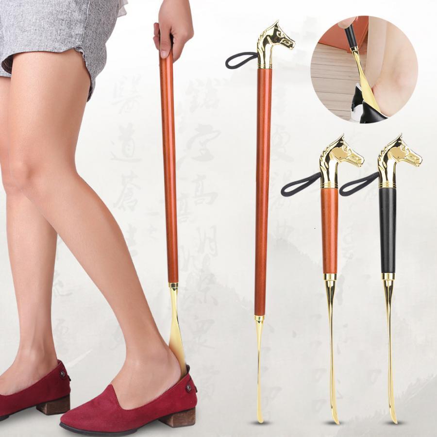 Other Housekeeping Organization Horse Head Shoe Horn Lifter Universal Long Beech Handle Handled Shoehorn 230714