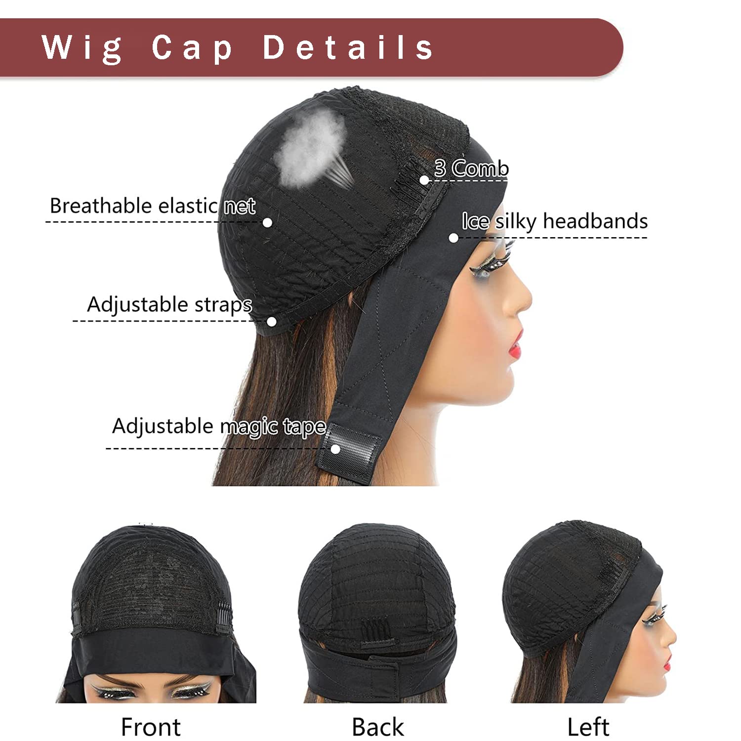 Headband Wig Salt & Pepper Colored Real Human Hair Glueless Wigs Silver Gray Straight natura Hair For Older Women 12inch 150%density