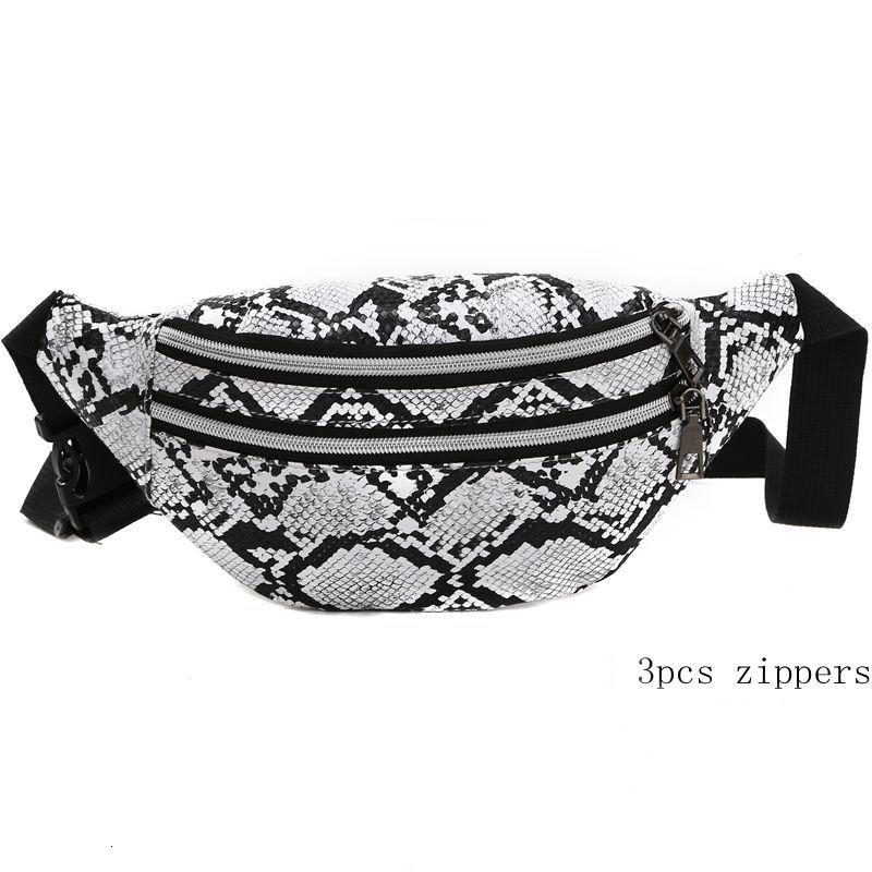Waist Bags Travel Fashion Bag Womens Snake Pattern PU Leather Fanny Pack Ladies Portable Chest 230713