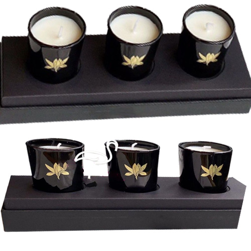 gift box set of 3 candles scented candle vip colllection C Home Decoration xmas gift4026789