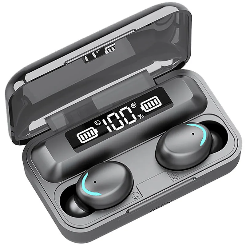 F9 TWS Wireless Earphones Bluetooth V 5.0 Earbuds Microphone Sport LED Digital Power Display Headset Noise Reduction Fingerprint Touch Headphones for Cell, White
F9 TWS Wireless Earphones Bluetooth V 5.0 Earbuds Microphone Sport LED Digital Power Display Headset Noise Reduction Fingerprint Touch Headphones for Cell, White