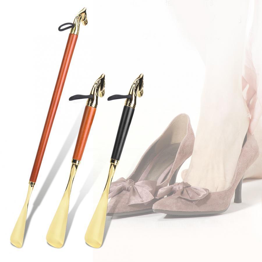Other Housekeeping Organization Horse Head Shoe Horn Lifter Universal Long Beech Handle Handled Shoehorn 230714