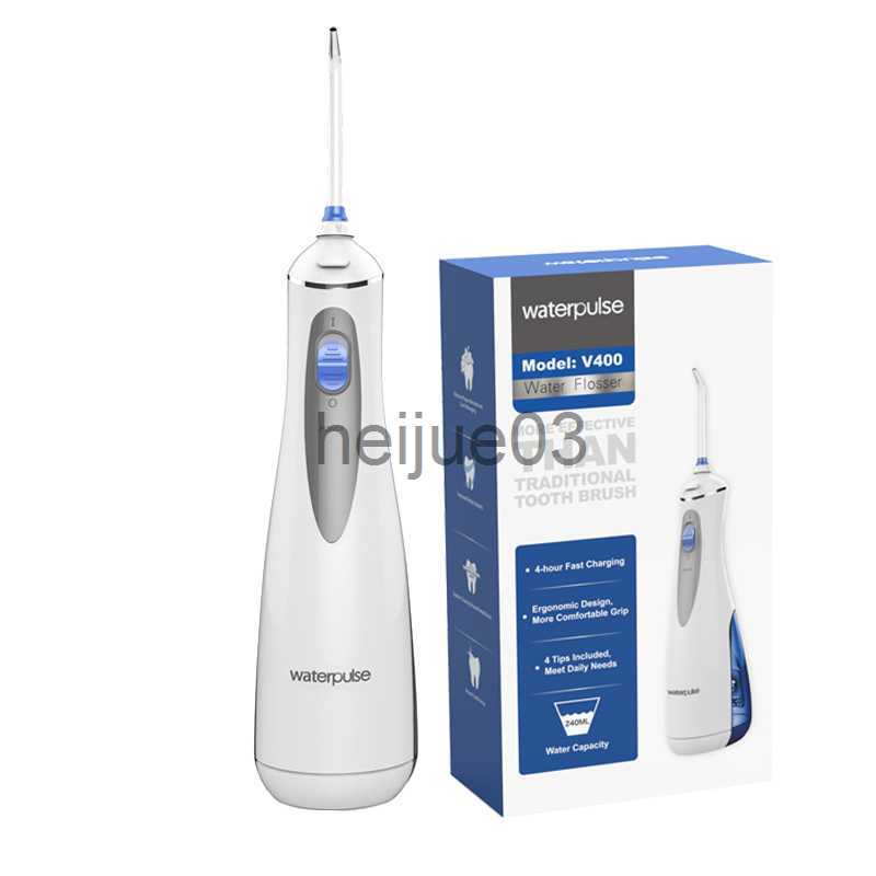 Teeth Whitening Waterpulse V400 Oral Irrigator Water Flosser Electric Oral Irrigator Mouth Cleaning Dental Irrigator Portable Water Floss Plus x0714