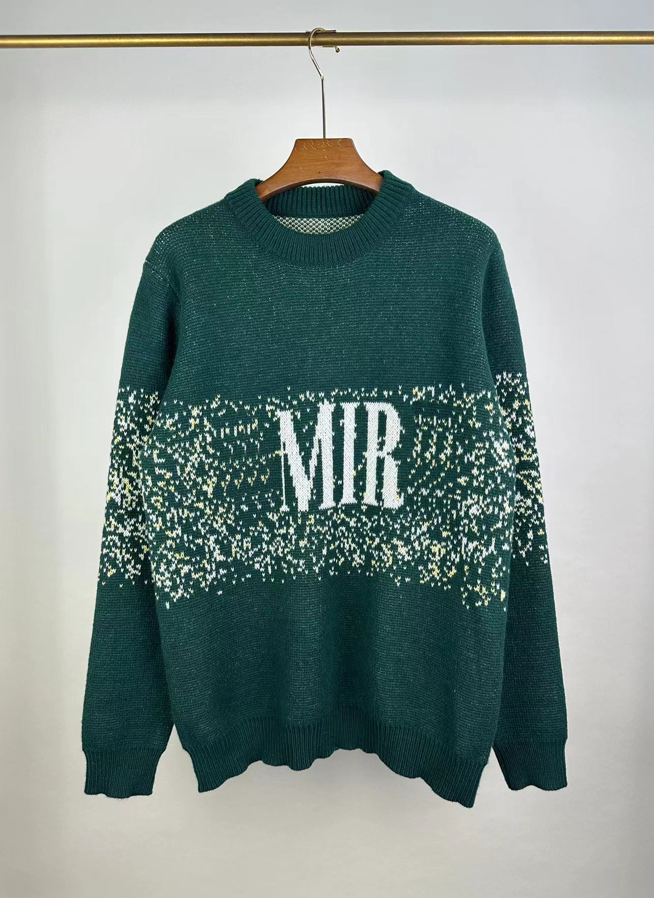 Designer Sweater Men Pullover Long Sleeve Knit Sweater Plaid Embroidery Printed Letter Men's Clothing Winter