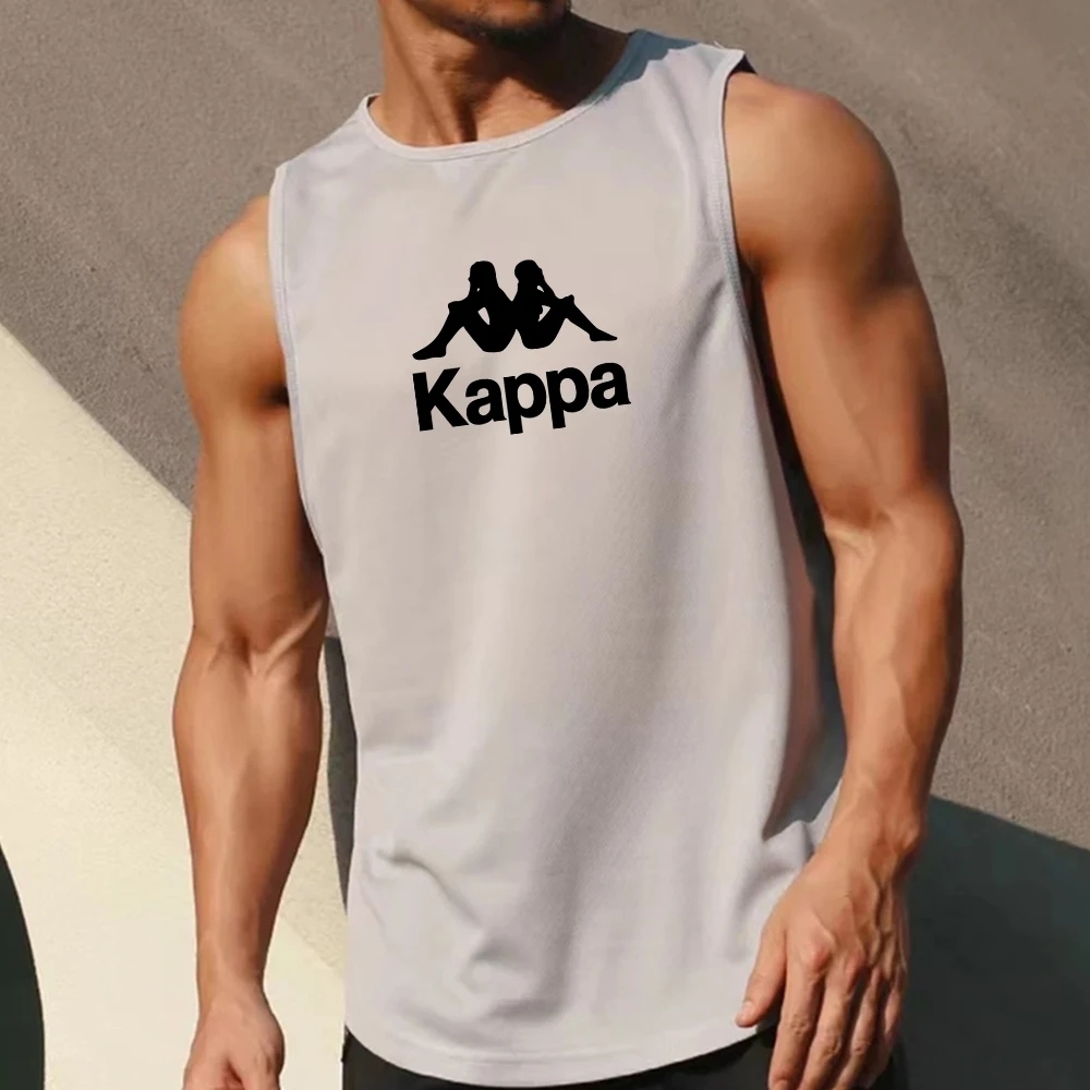 Mens Tank Tops Summer Gym Top Quick Dry Bodybuilding Vests Workout Sleeveless Shirt Fitness Tanktops Sportswear Muscle Clothing 230713