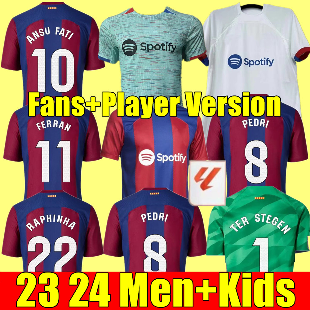 23 24 soccer jersey PEDRI LEWANDOWSKI GAVI camiseta de futbol FERRAN 2023 2024 ANSU FATI football shirt men barca kit kids maillot de foot barCELOnas Fans player, 23/24 adult away+player league patch
23 24 soccer jersey PEDRI LEWANDOWSKI GAVI camiseta de futbol FERRAN 2023 2024 ANSU FATI football shirt men barca kit kids maillot de foot barCELOnas Fans player, 23/24 adult away+player league patch