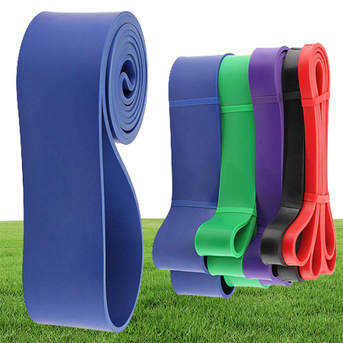 Virson Colourful 5 Size Yoga belt Resistance Bands Gym Home Exercise Women Yoga Tension Elastic Rubber Band for Men